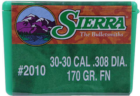 Sierra 30 Caliber 170 Grains FN (30/30) (Per 100) 2010