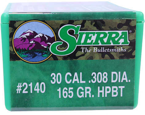 Sierra 30 Caliber 165 Grains HPBT (Per 100) 2140