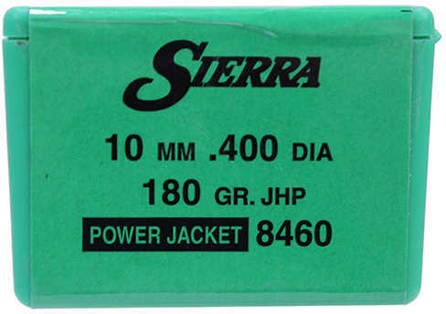 Sierra Bullets, 10mm 180 Grains JHP - Brand New In Package