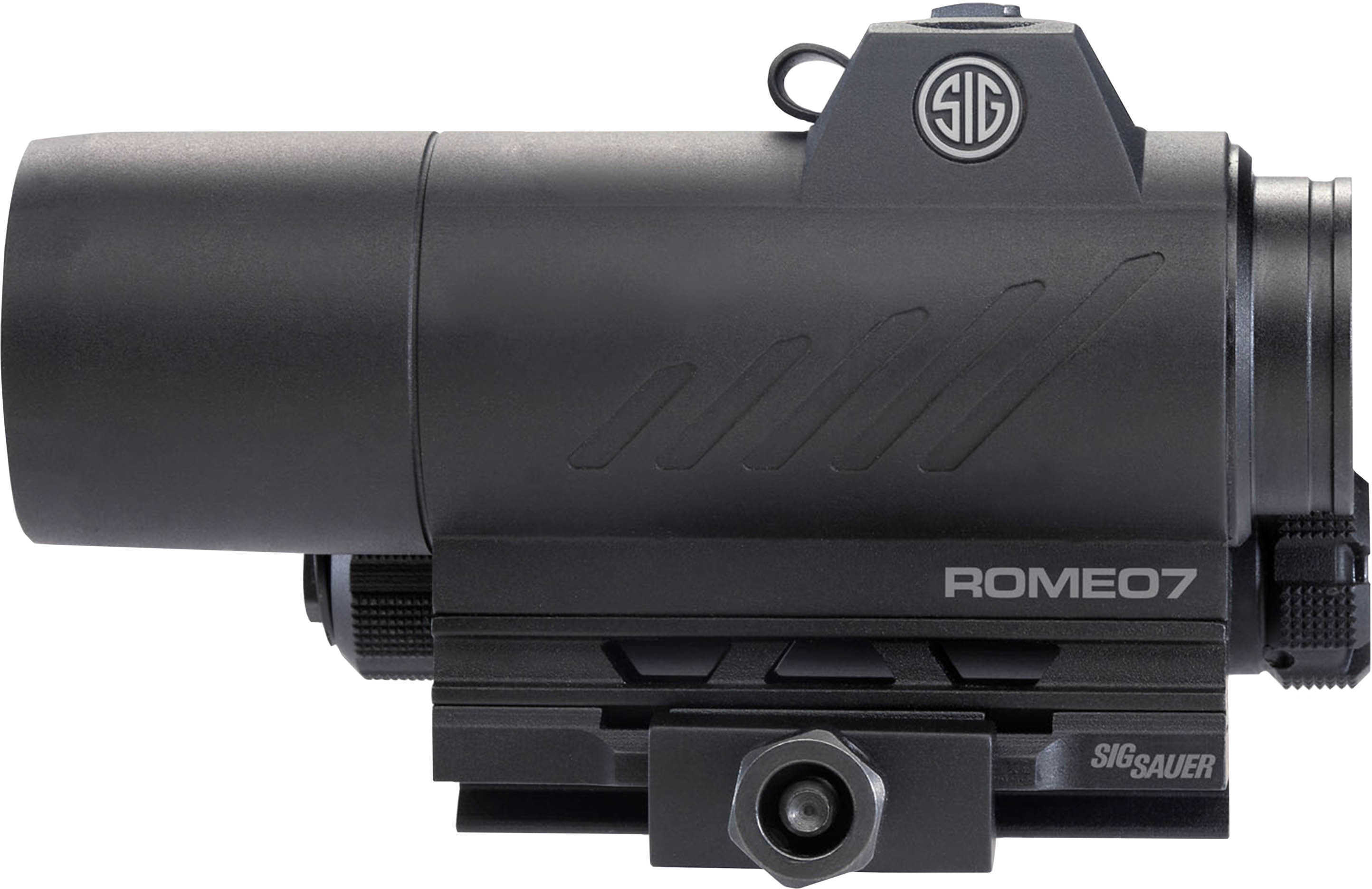 Sig Sauer Romeo 7 Sight 1X30mm Fits M1913 Rail GraphiteFinish Full Size 3 MOA Red Dot 0.5MOA Adjustments SOR71001