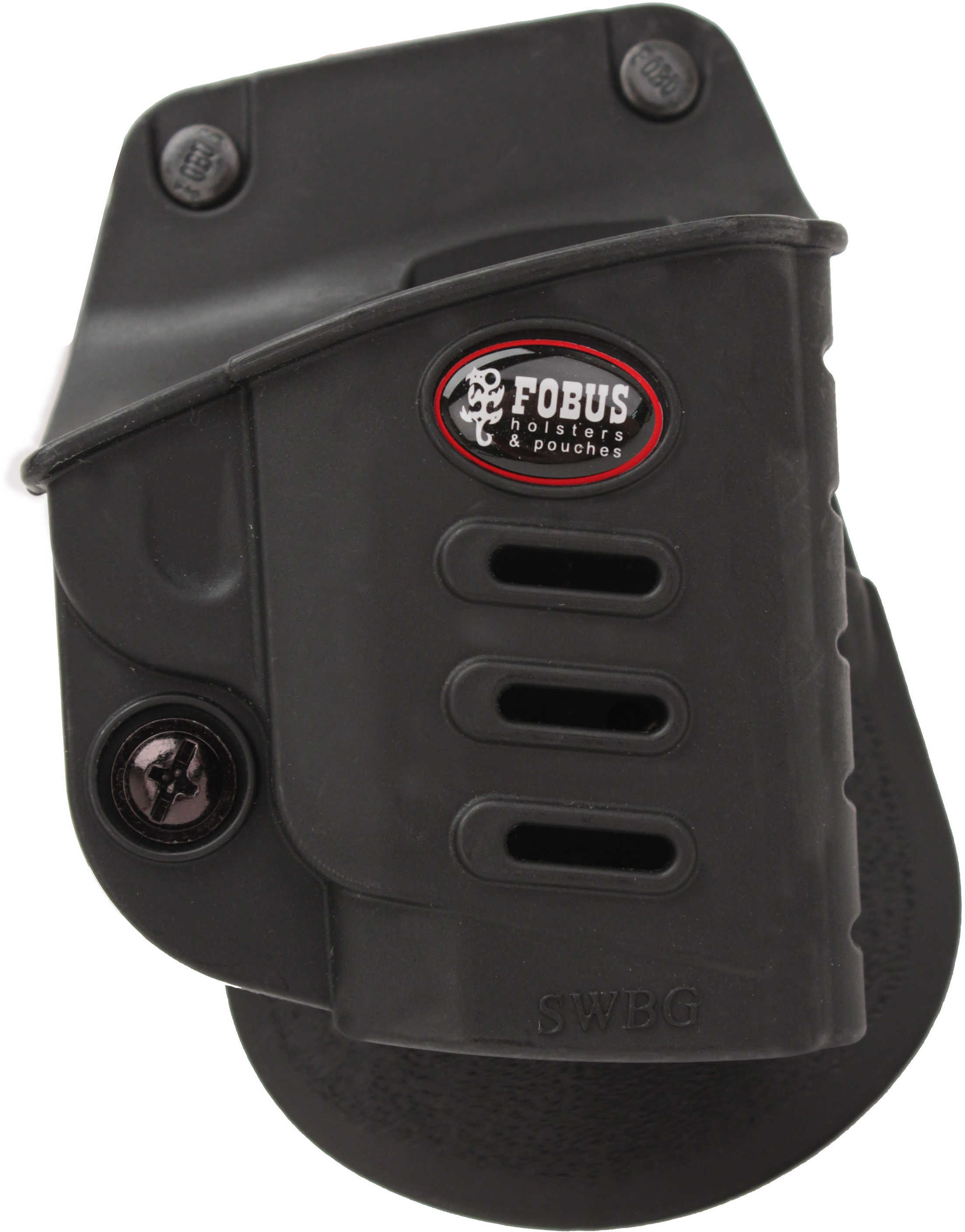 Fobus E2 Paddle Holster, Fits S&W Bodyguard 380 ACP , Right Hand, Black SWBG