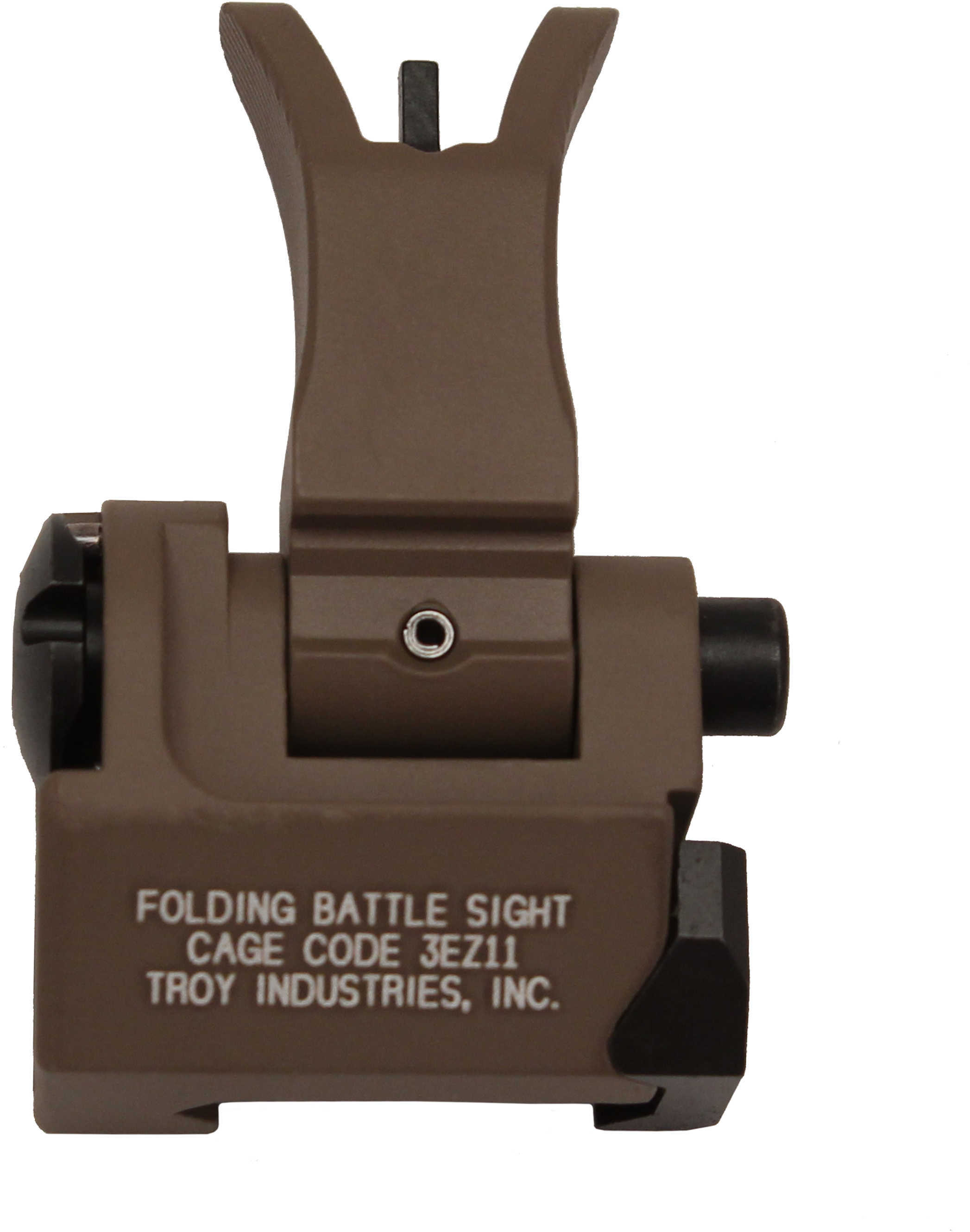 Troy Industries Front Folding Style M4 Sight Flat Dark Earth SSIG-FBS-FMFT-00