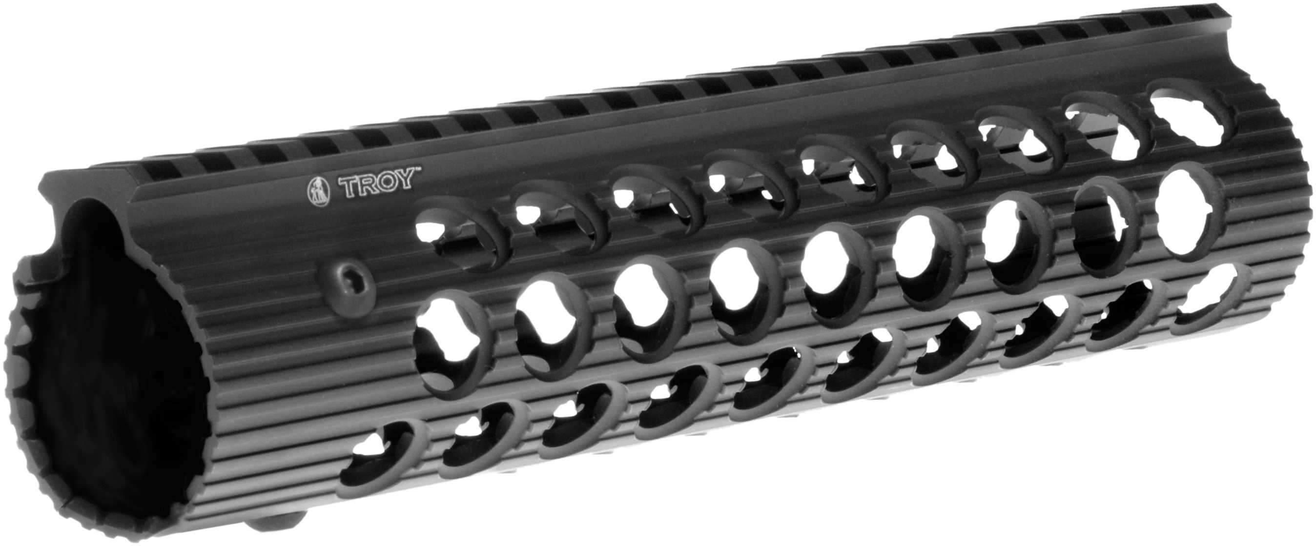 Troy BattleRail Alpha 9" Free Floating Low Profile No Sight Black Finish STRX-AL1-90BT-01