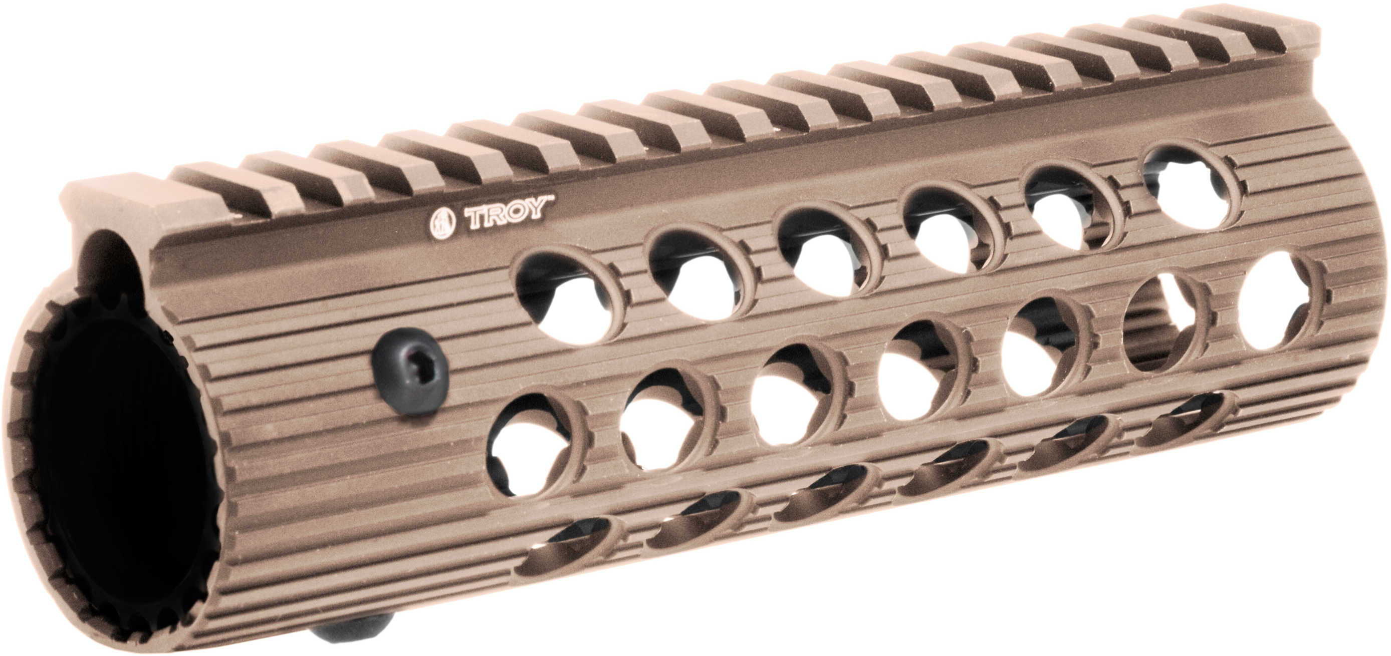 Troy BattleRail Alpha 7.2" Free Floating Low Profile No Sight Flat Dark Earth Finish STRX-AL1-72FT-01