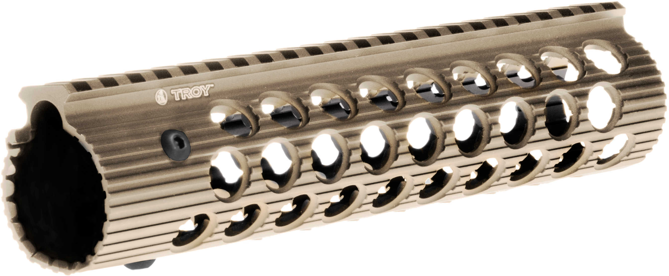 Troy BattleRail Alpha 9" Free Floating Low Profile No Sight Flat Dark Earth Finish STRX-AL1-90FT-01