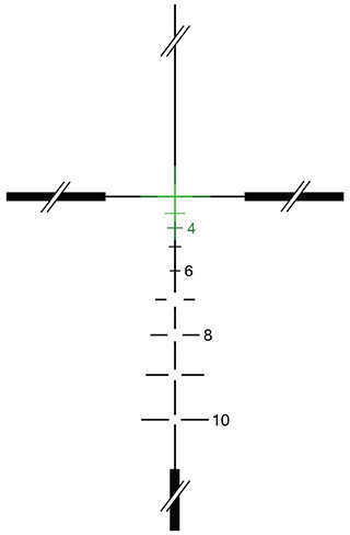 Trijicon ACOG Rifle Scope 3X 35 Green Crosshair .223 Matte W/Ta51 Mount Dual Illuminated Ta11J-G