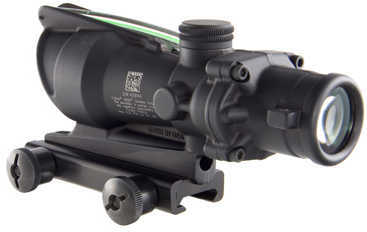 Trijicon ACOG Rifle Scope 4X 32 Green Chevron Matte Flattop Adapter Ta31F-G