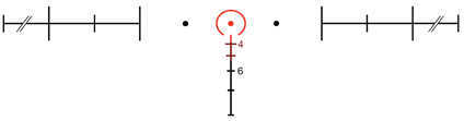 Trijicon ACOG Rifle Scope 4X 32 Red Horseshoe .223 Matte With Ta51 Mount Illuminated Reticle Ta31H