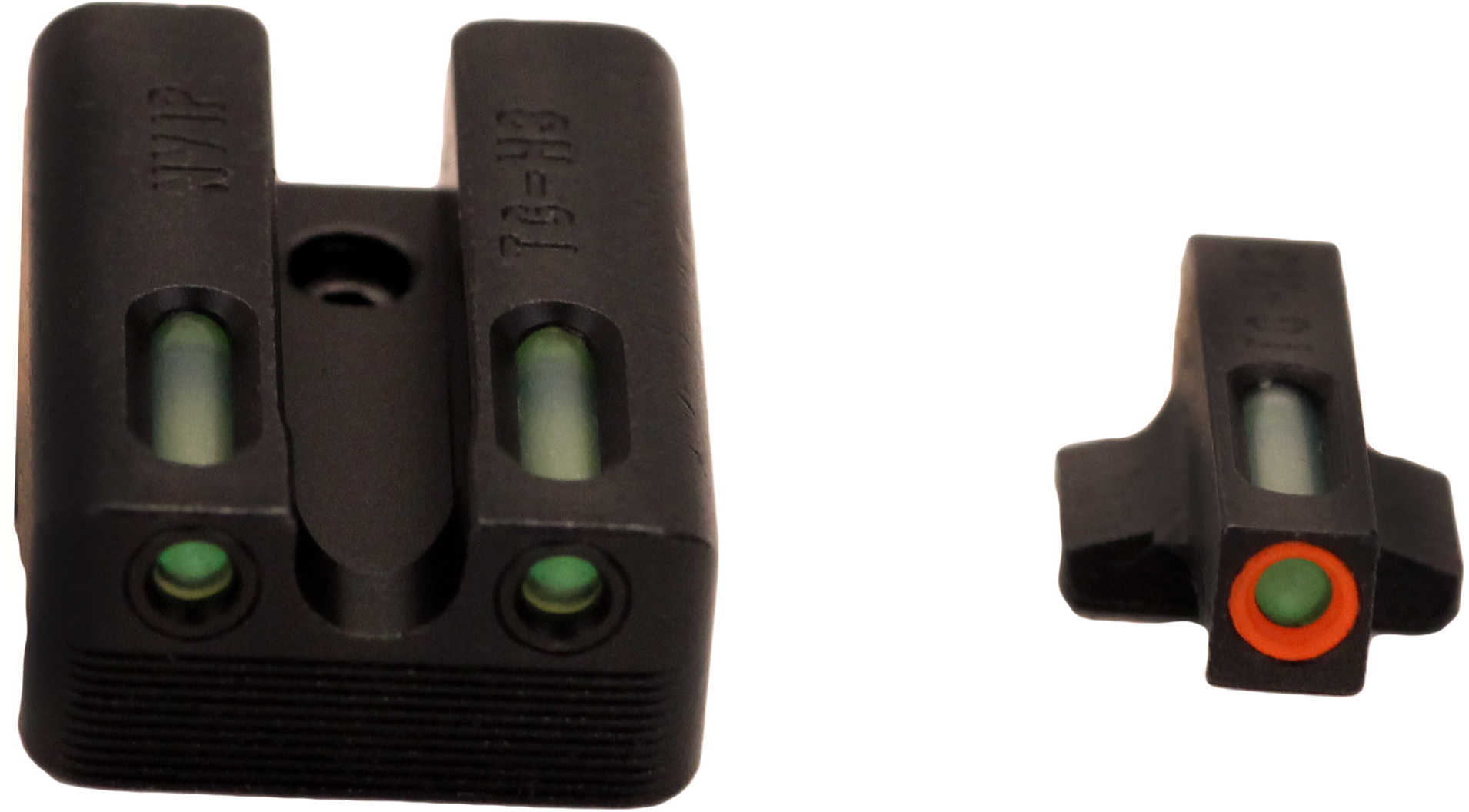 Truglo TFX Sight Set Novak LoMount cut .270 Front/.450 Rear (1911 5" Government 9mm/.40 S&W) Md: TG13NV2PC