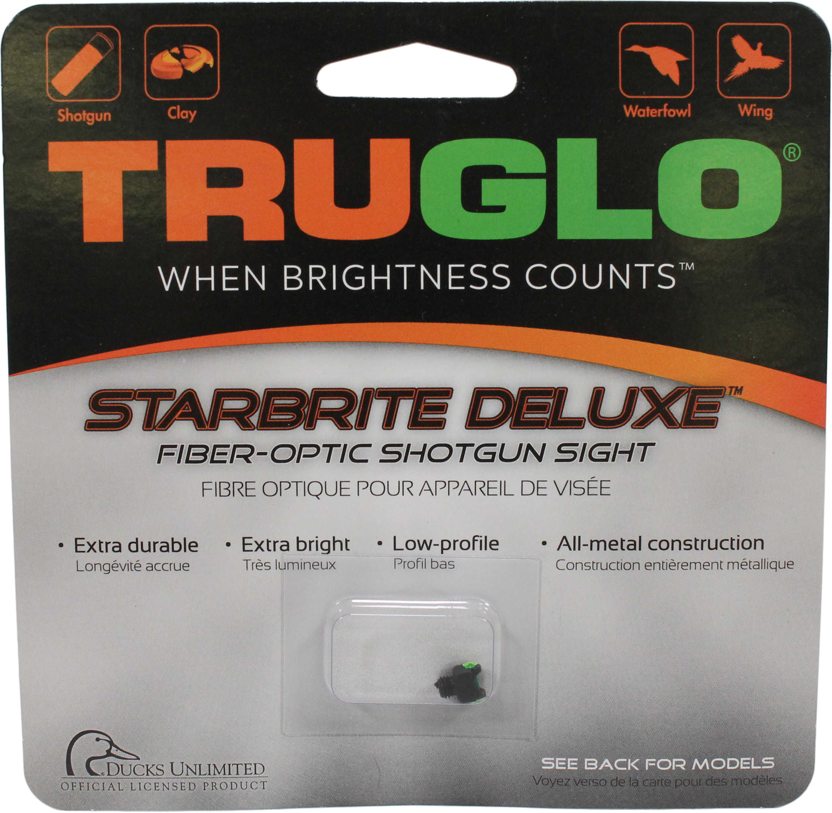 Truglo Sight Star Brite Deluxe 6-48 Threads Fiber Optic Green Md: TG954AG
