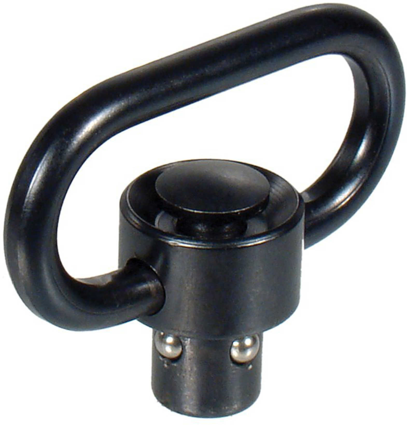 Leapers UTG Heavy Duty Push Button QD Sling Swivel, 1.25" Loop Md: TLQDSW18