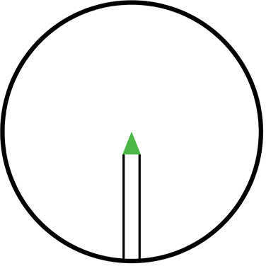 Trijicon Accupoint 1-4X24 BAC Green Triangle Reticle 30MM