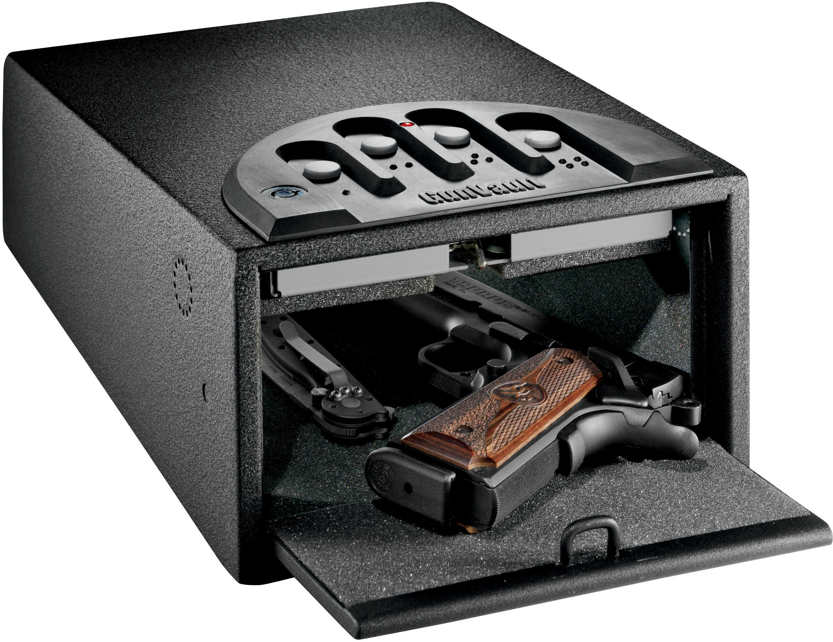 GunVault Mini Vault Standard Safe 12"x8"x5" Matte GV1000C-STD