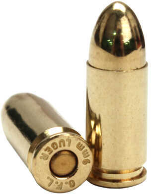 9mm Luger 50 Rounds Ammunition Fiocchi Ammo 124 Grain Full Metal Jacket