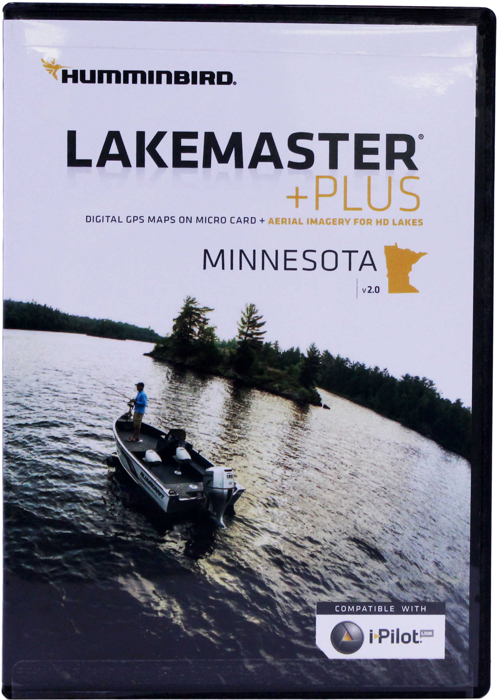 Humminbird Minnesota Plus Version 2.0 Map Card w/SD adapter, Waterproof Carrying Case Md: 600021-6