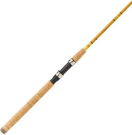 Eagle Claw Fishing Tackle Crafted Glass Spinning Rod 86" Length 2 Piece Gold Medium Md: CG86MS2