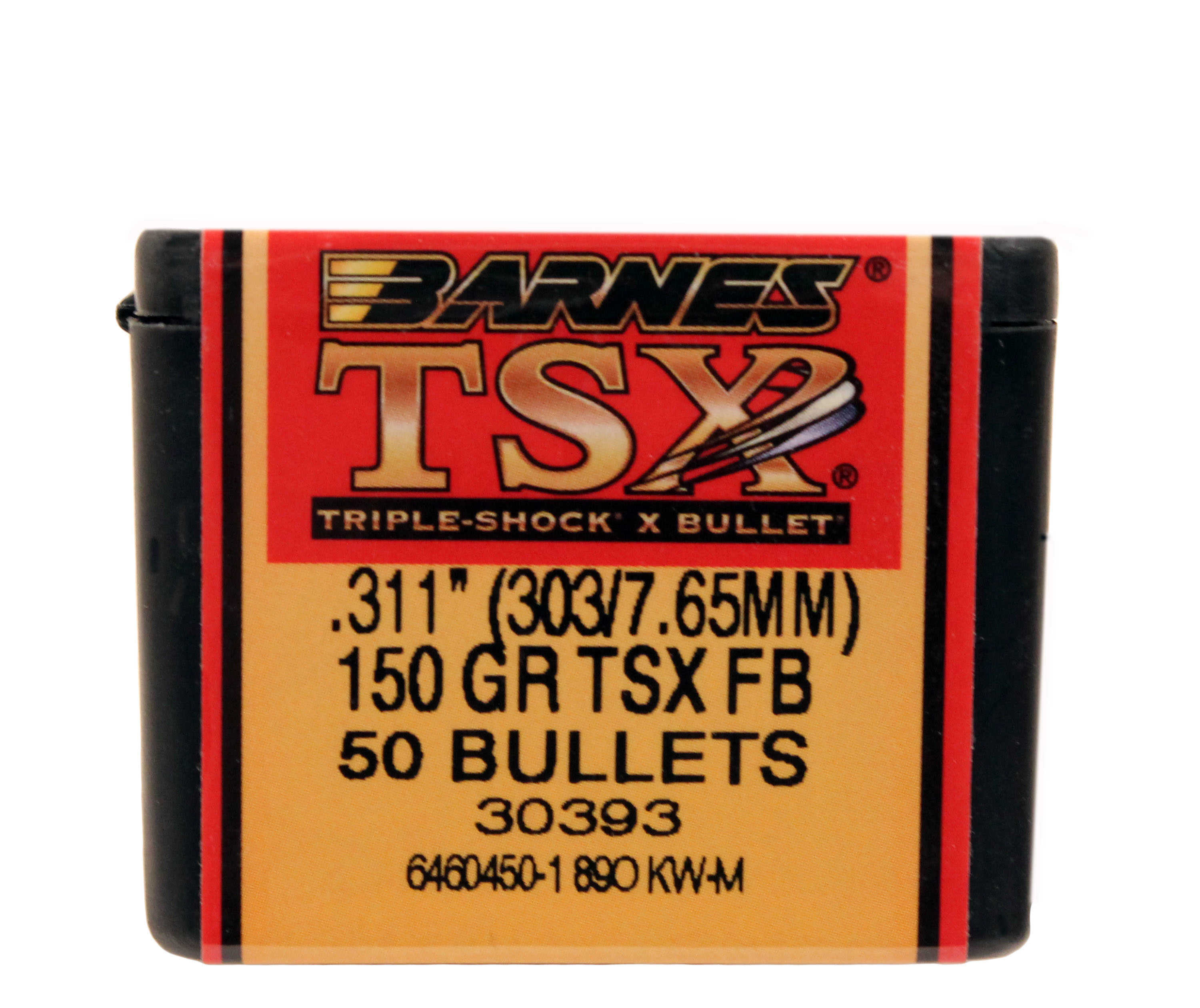 Barnes Bullets 303 Caliber, 150 Grain, Triple Shock X, flat Base ( Per 50 ) 31115