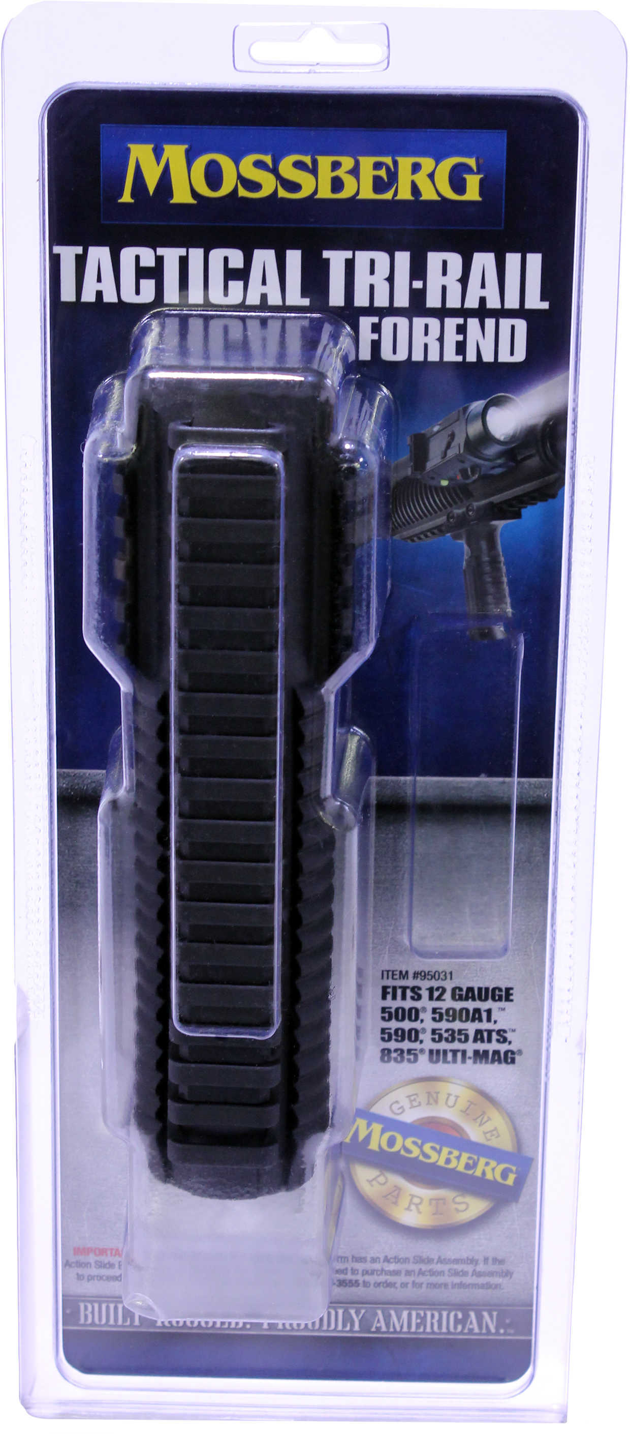 Mossberg Forend Tri-Rail 12 Gauge, Black Md: 95031