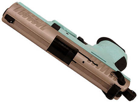 Walther P22 Pistol 22LR 3.4" Barrel Angel Blue Polymer Grip Nickel Slide 10-Round Semi Automatic