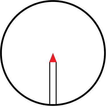 Trijicon Accupoint 1-4X24 BAC Red Triangle Reticle 30MM