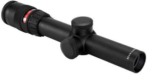Trijicon Accupoint Rifle Scope 1-4X 24 Red Triangle Matte 30mm TR24R
