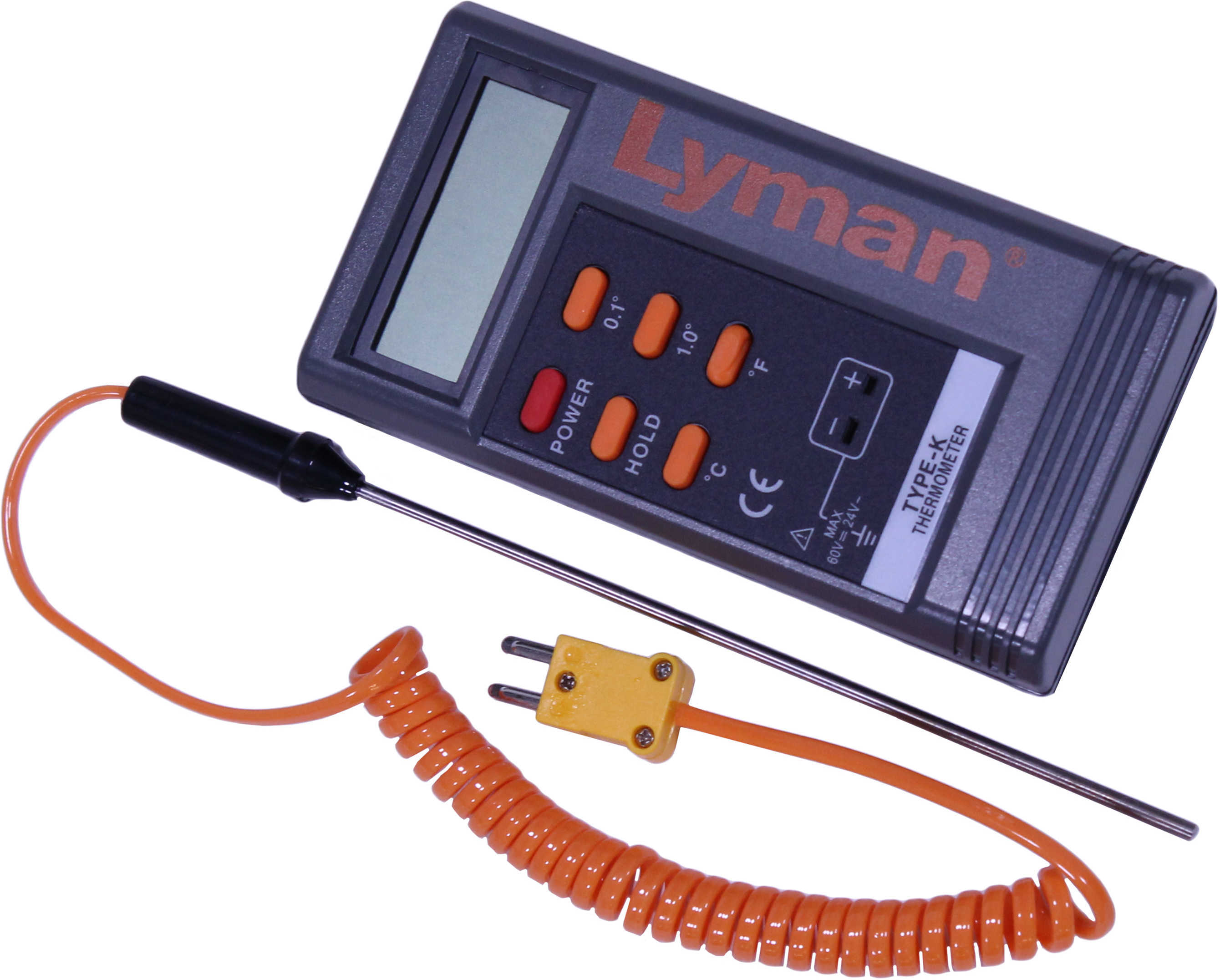 Lyman Digital Lead Thermometer 6" K-Type Thermocouple, Fahrenheit/Celsius, Md: 2867797