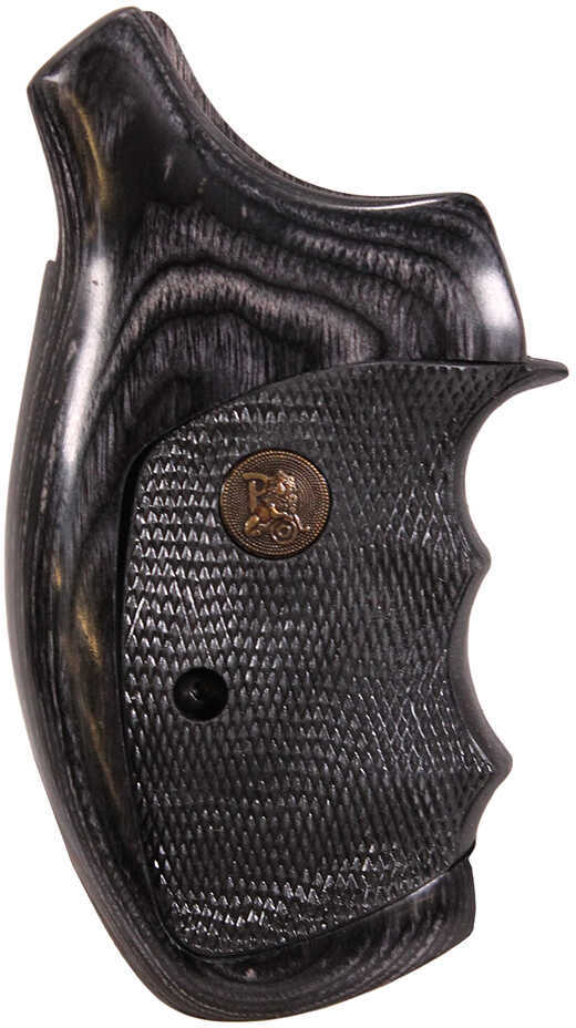 Pachmayr S&W Legend Grips N Frame Round Butt Charcoal SLVTN