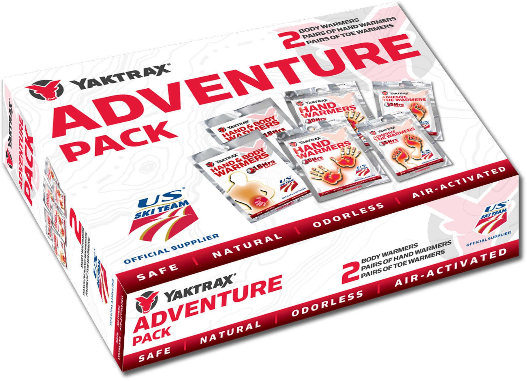 Yaktrax Adventure Pack (2 Pair Each Hand, Toe, Body) Md: 07312