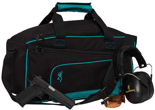Browning Flash Range Bag, Black/Teal Md: 121062441