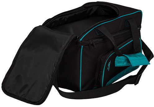 Browning Flash Range Bag, Black/Teal Md: 121062441