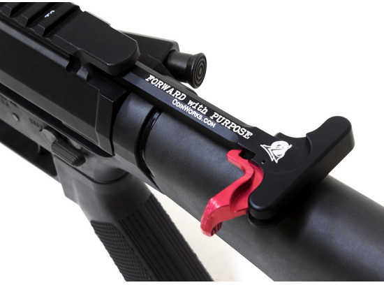 Odin Works Extended Charging Handle Red For AR-15