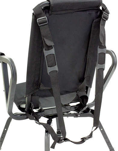 BenchMaster Sniper Seat 360 Shooting Chair Black Steel/Foam