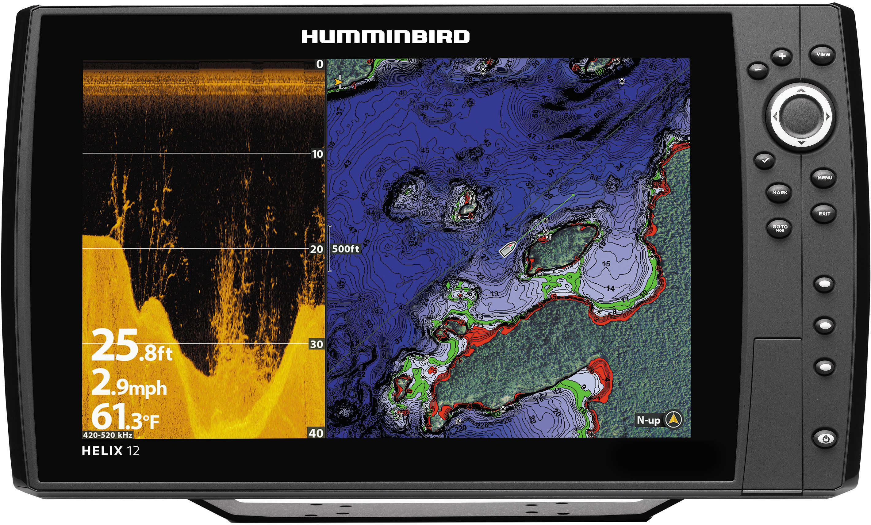 Humminbird HELIX 12 CHIRP DI GPS G2N Md: 410370-1