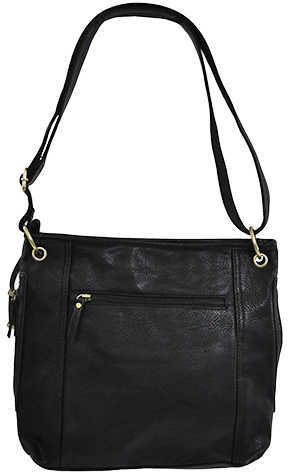 Bulldog Cases Cross Body Style Purse w/Holster Large, Black Md: BDP-038