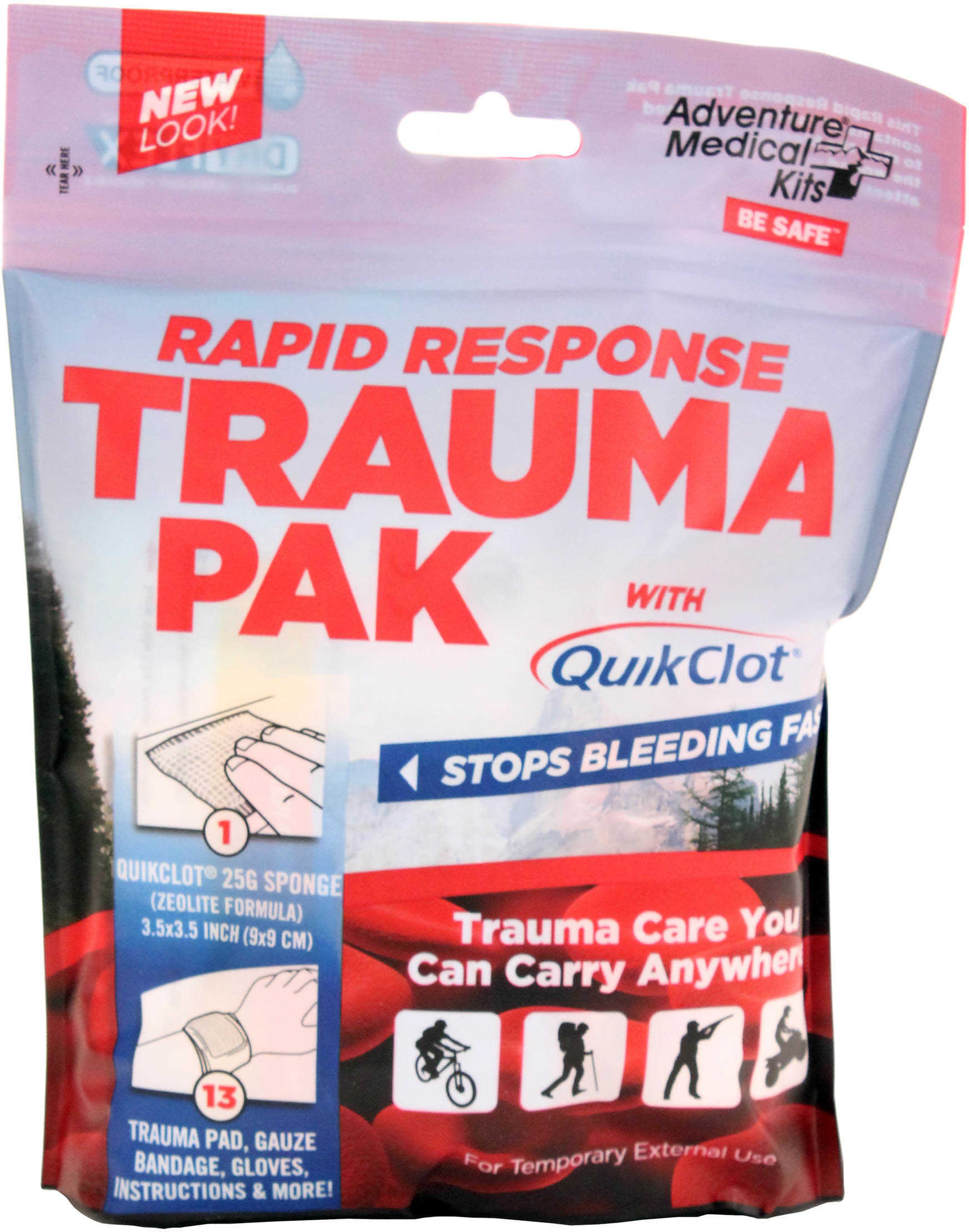 Adventure Medical Kits / Tender Corp Rapid Response Trauma Pack W QKCLOT 20640294
