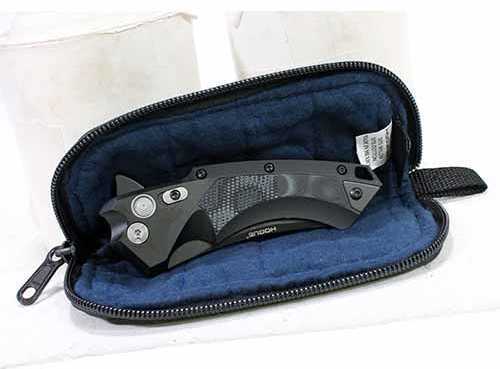 Hogue Grips X5 Folding Knife CPM154 / Black Plain Folder Wharncliffe 3.5" Aluminum G-Mascus G10 Insert 34569