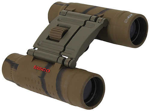 Tasco Essentials Binoculars 12X25mm, Roof, Brown Camo Md: 178125B
