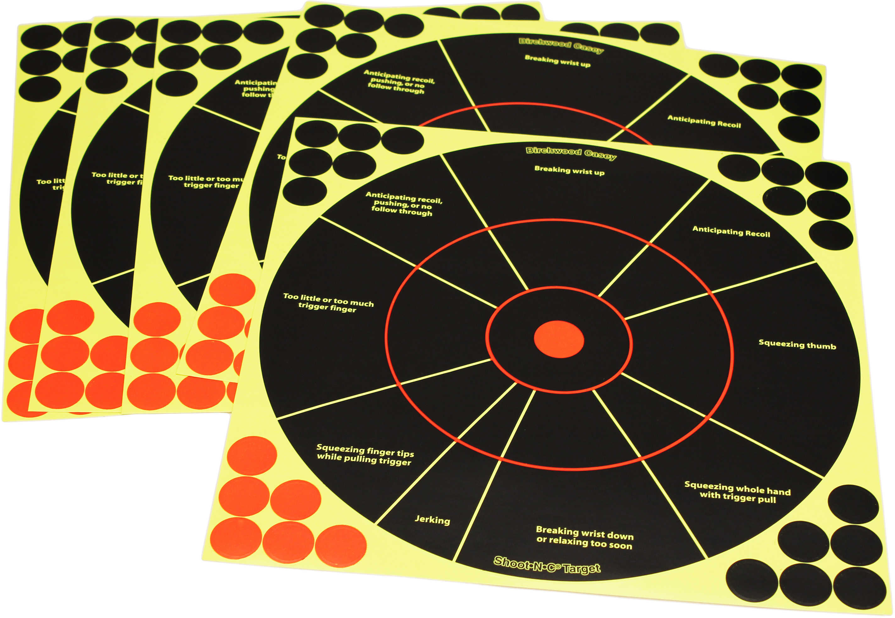 Birchwood Casey Shoot-N-C Handgun Trainer Target 12", Pack Of 50 Md: 34075