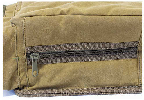 SportLock Shell Bag with Belt, Brown Waxed Canvas Md: 06812