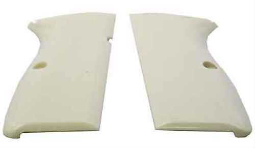 Hogue Browning Hi-Power Scrimshaw Ivory Polymer Grip Panels 09020