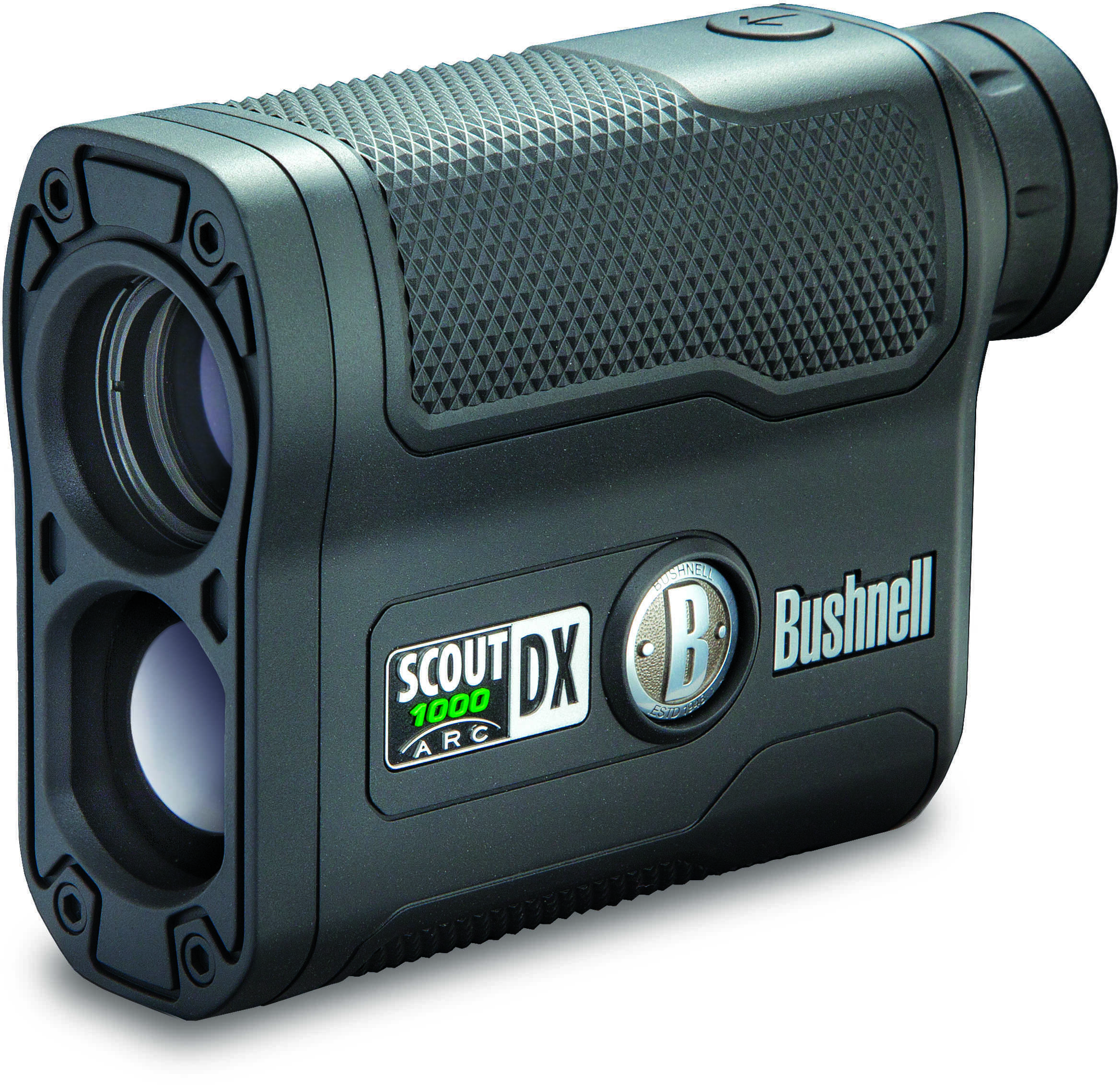 Bushnell Scout DX 1000 ARC Rangefinder 6X21 Single Button Black Finish Box 202355