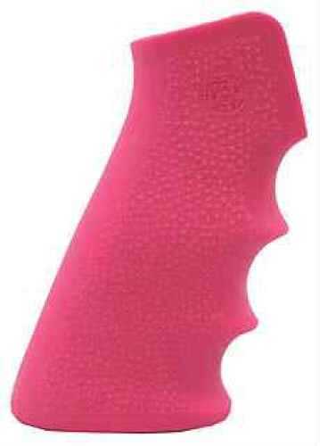 Hogue AR-15 Rubber Grip with Finger Grooves Pink 15007