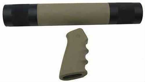 Hogue AR-15 Kit OverMolded Grip, and Free Floating Forend, Desert Tan, Rifle 15308
