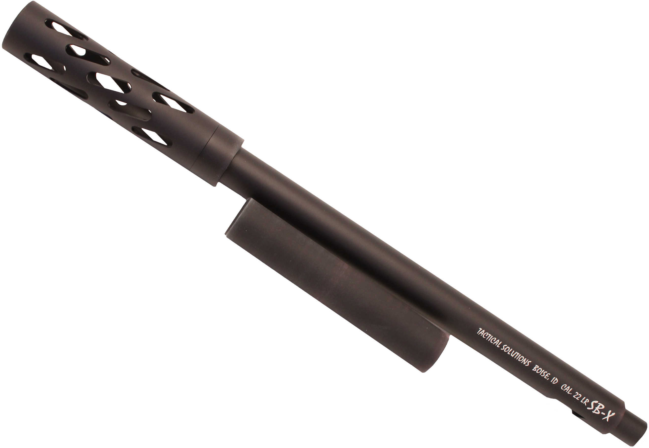 Tactical Solutions SB-X Threaded Barrel 16.625" With Shroud For Ruger 10/22 Matte Black Finish SBX-02