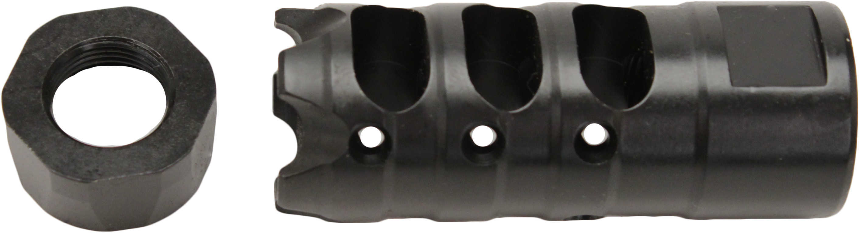 Patriot Ordnance Factory 223 Triple Port Muzzle Brake 1/2 x 28 RH Black Finish 308