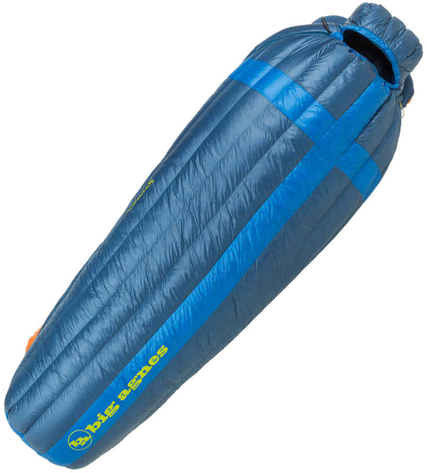 Big Agnes Blackburn UL 0° Rectangular Sleeping Bag 850 DownTek, Regular, Left Hand Zipper, Blue Md: BBBULRL17