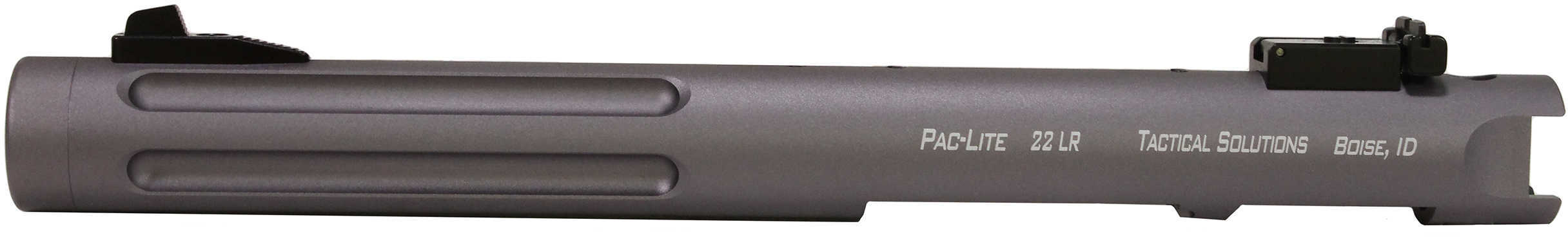 Tactical Solutions Pac Lite Barrel 6" 22 Long Rifle Gun Metal Gray, Fluted Md: PL6TEGMGRF