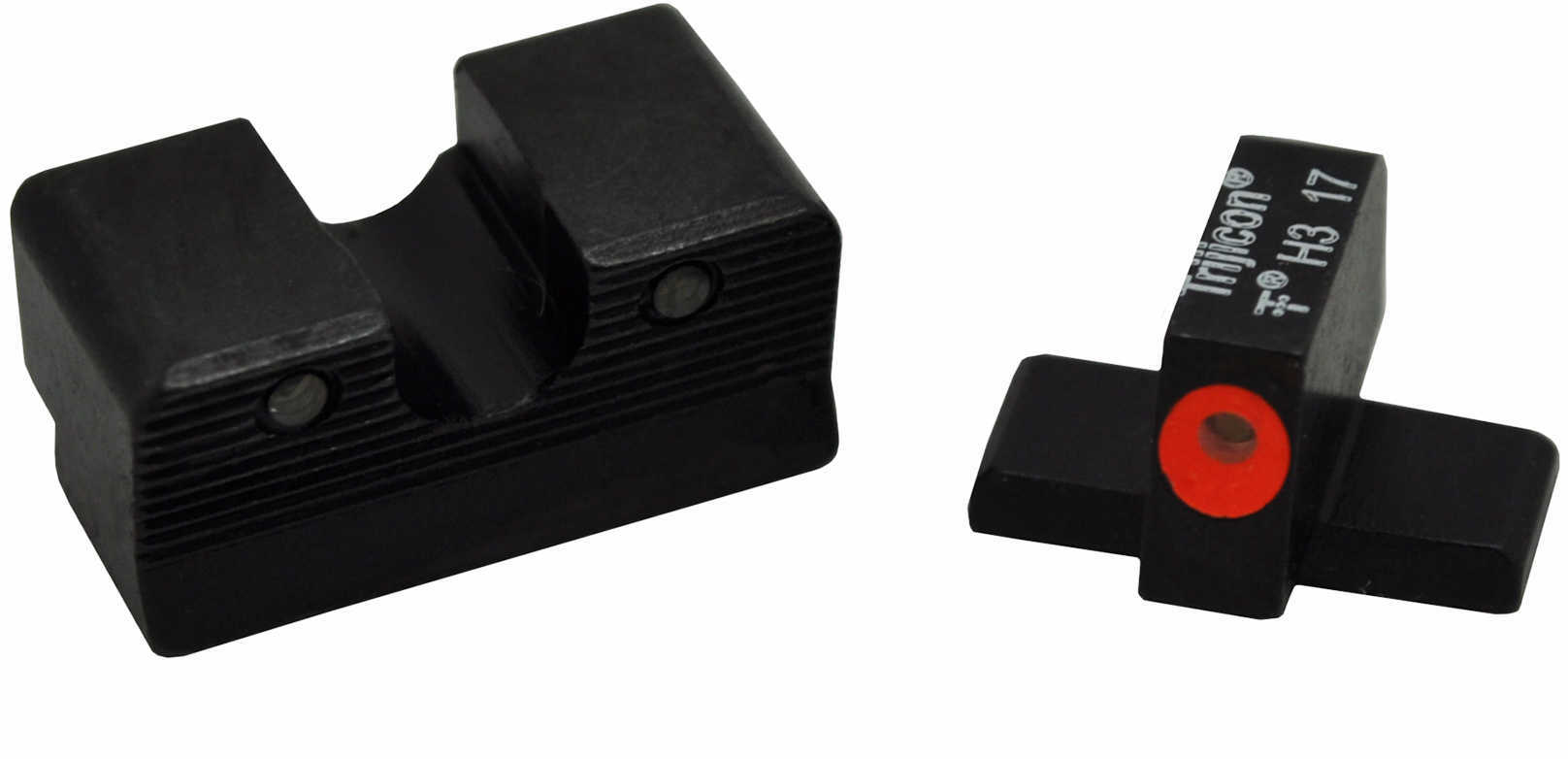 Trijicon HD XR Night Sight Set Orange Front Outline Comparable to #8 Front/#8 Rear Sauer Pistols