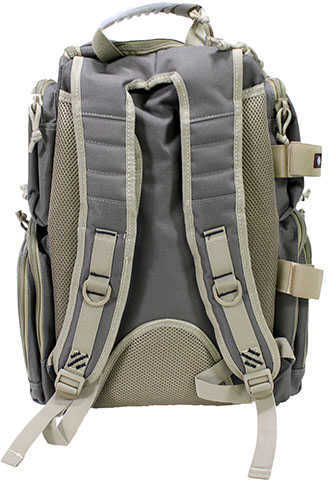 G.P.S. Tactical Outdoors Handgunner Backpack Free Standing Waterproof Pull Cover Green/Khaki