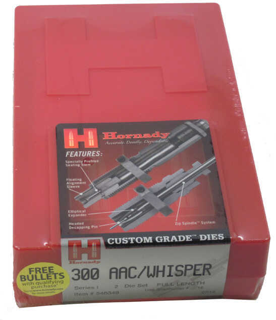 Hornady Series I 2-Die Set 300 AAC BO/Whisper .308 546349